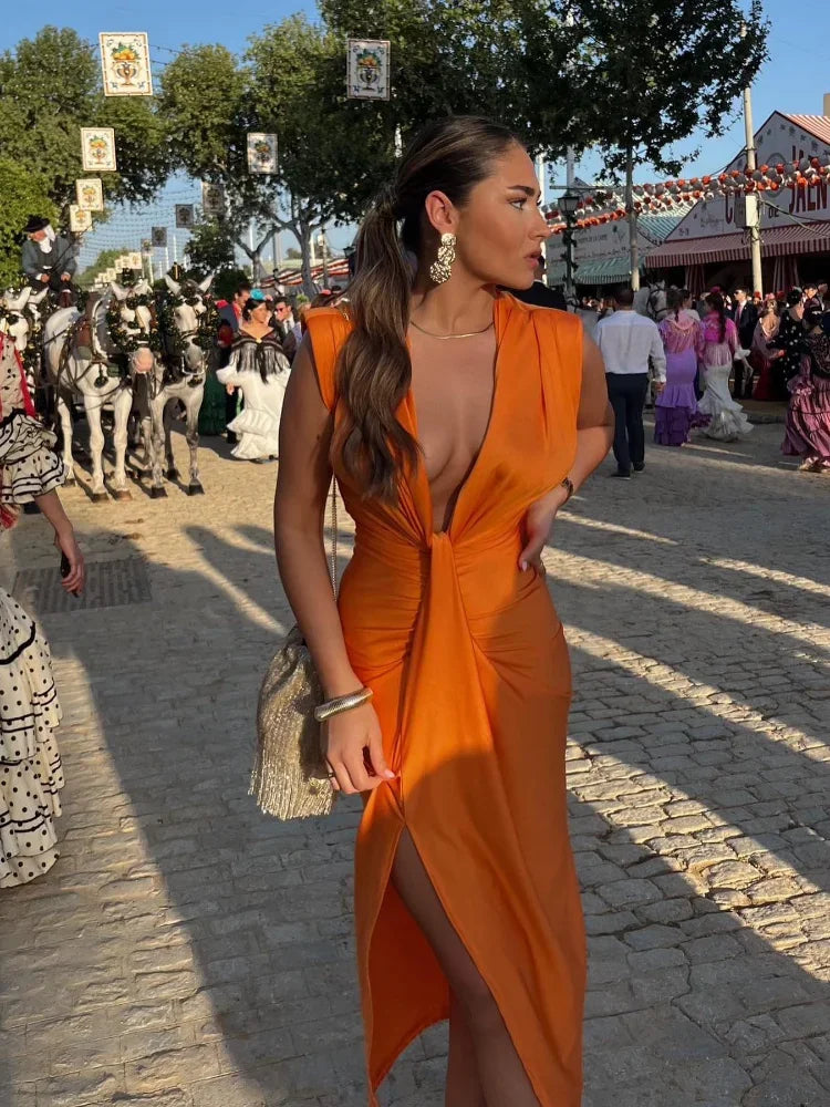 Ruth | Elegant Pleated Dress