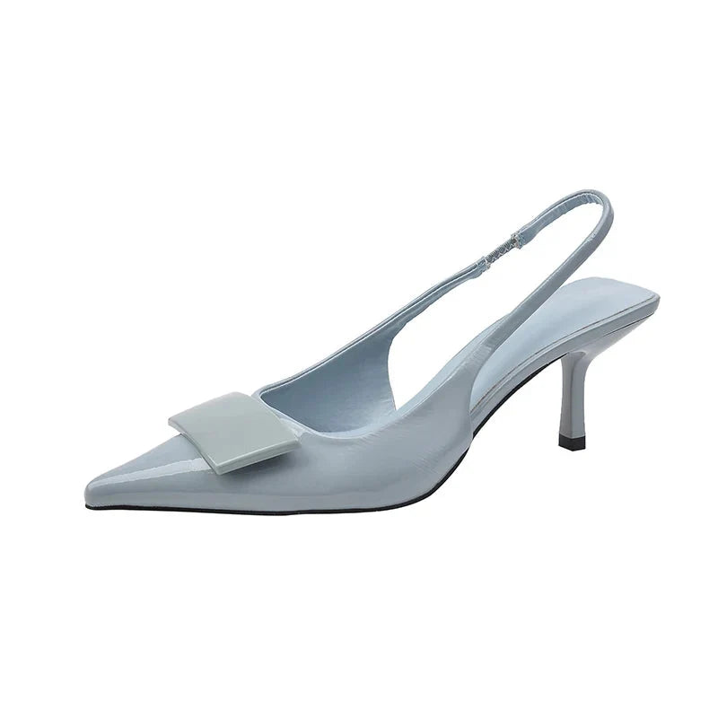 Lorelle | Office Slingback Kitten Heels