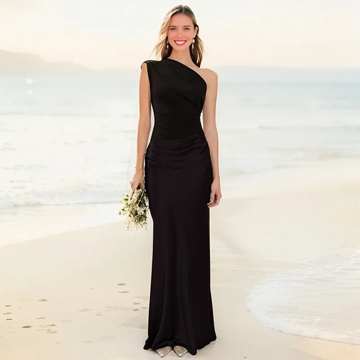 Maree | Maxi Dress with a Guilt in Satin