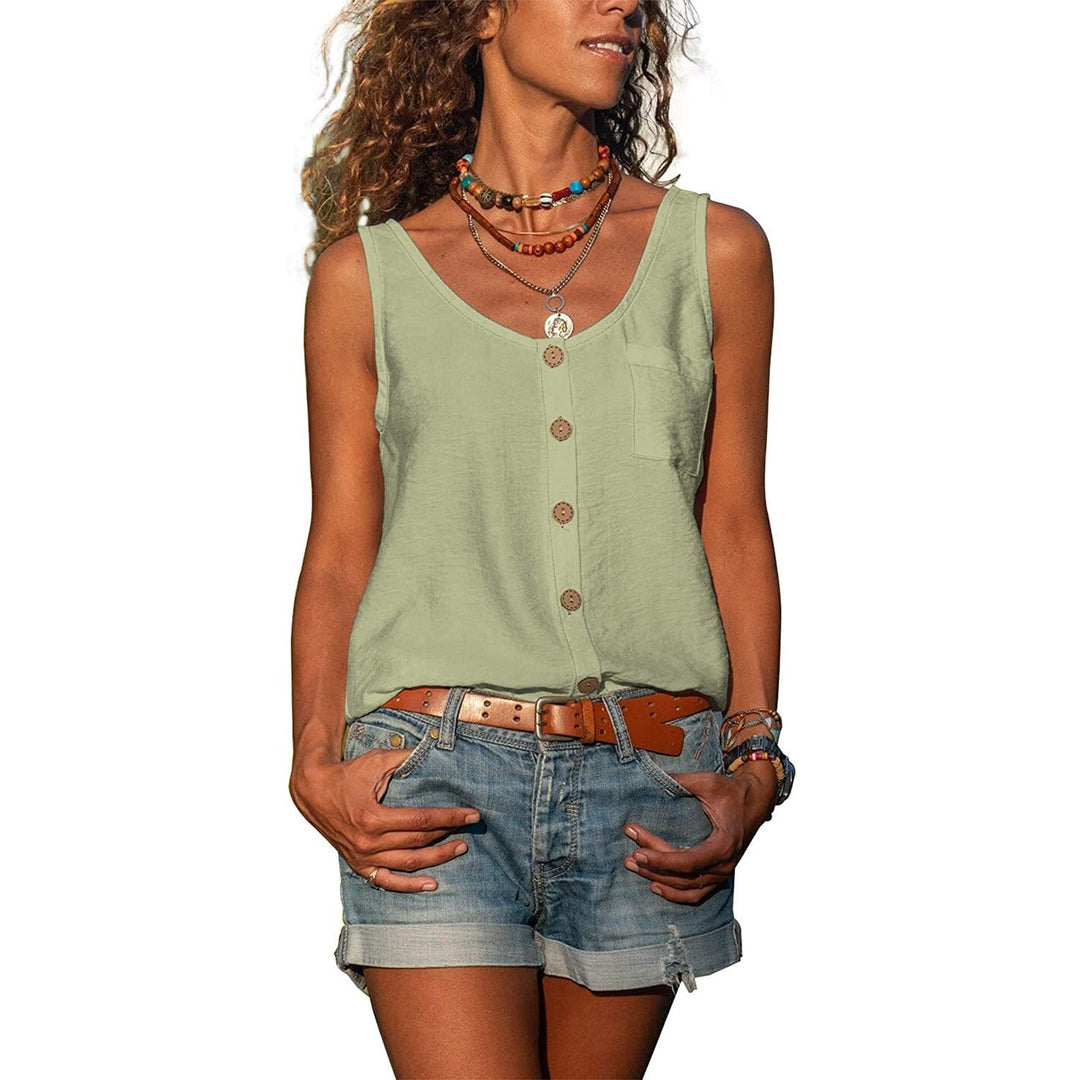 Fallon | Relaxed Ibiza-Style Sleeveless Top