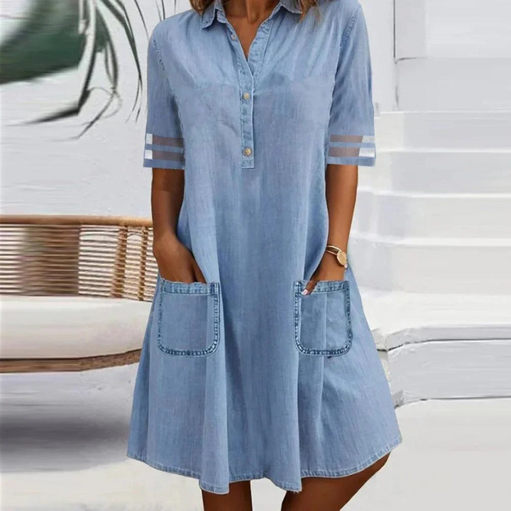 Leilani | Chic Denim Midi Dress