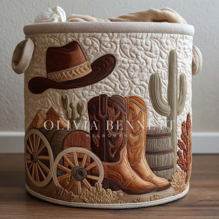 Western Spirit | Quilted Storage Basket