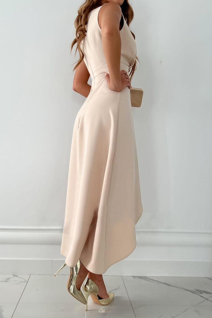 Hazel | Midi Wrap Dress with V-Neck