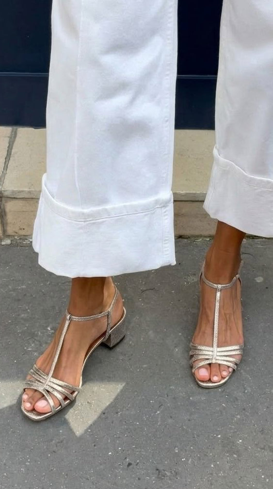 Paloma | Golden Sandals Everyday Elegance