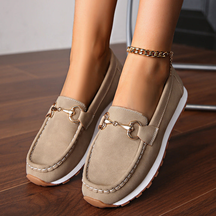 Tatiana | Flat Buckle Loafers