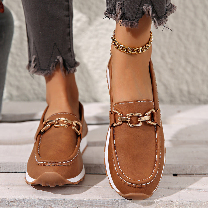 Philippa | Orthopaedic Flat Buckle Loafers