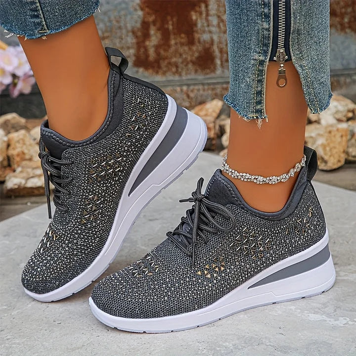 Nanette | Lightweight Lace Up Sneakers