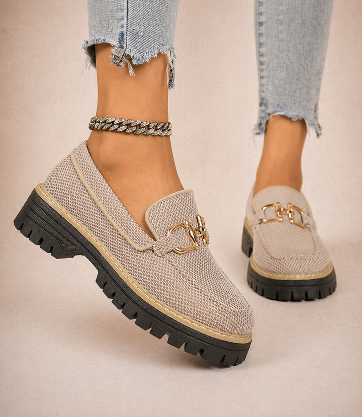 Iona | Breathable Mesh Loafers with Thick Cushioned Soles