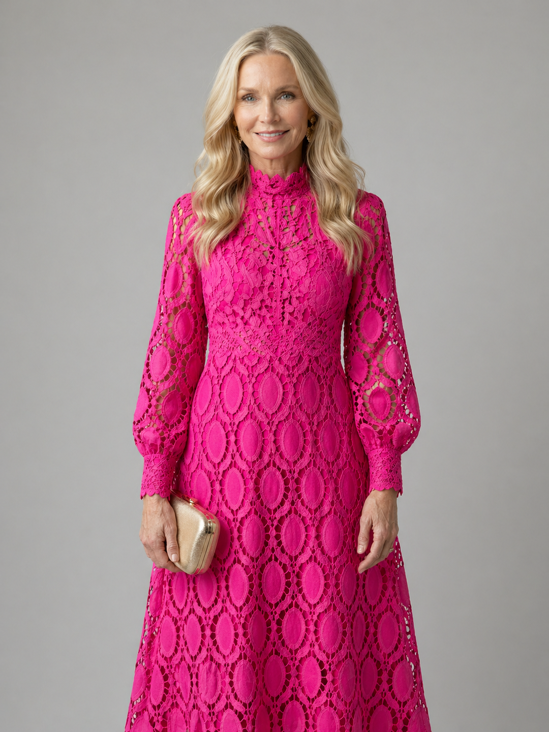 Poppy | Lace Midi Dress