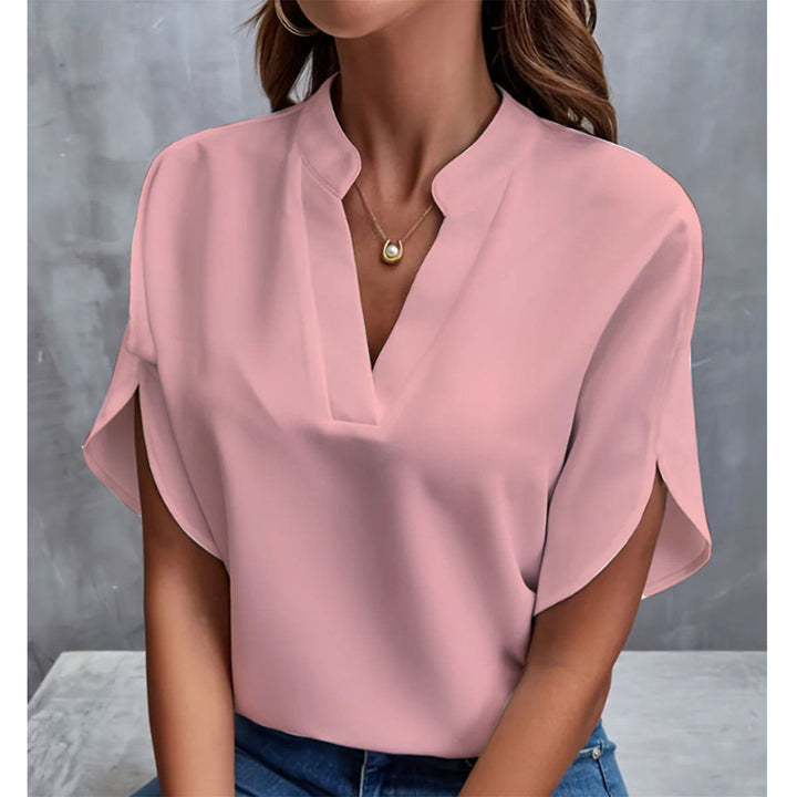 Kirstie | Short-Sleeve Batwing Blouse