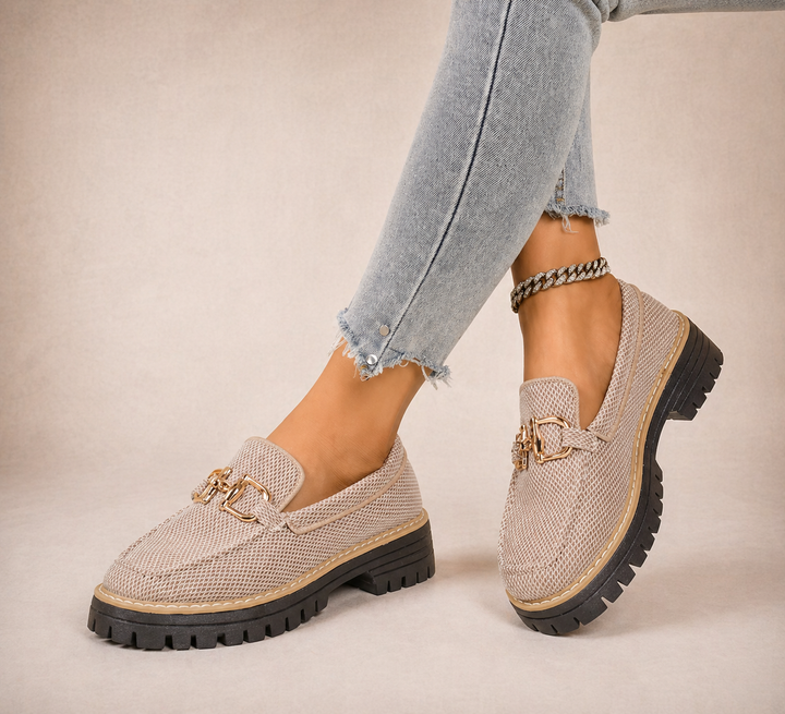 Iona | Breathable Mesh Loafers with Thick Cushioned Soles