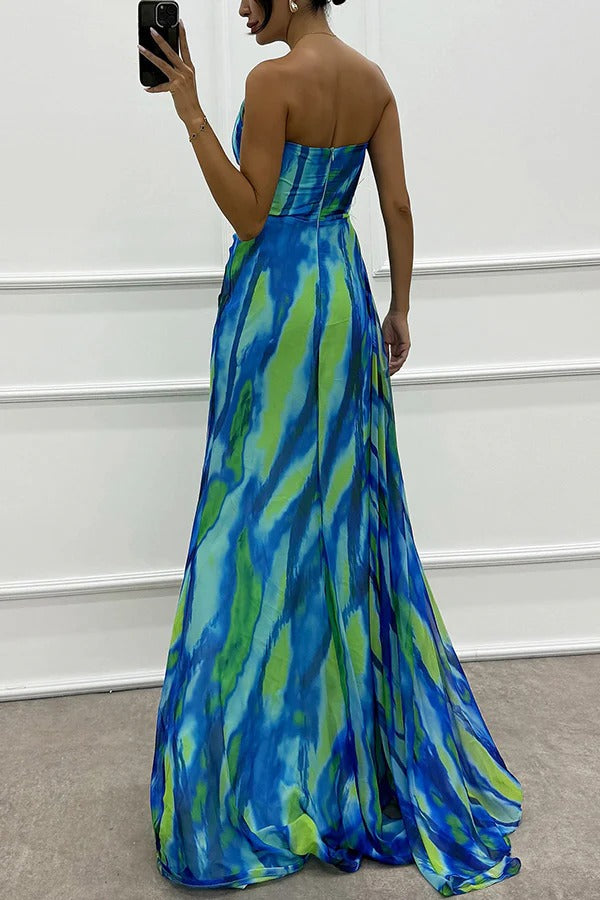Ivy | Vibrant Draped Dress
