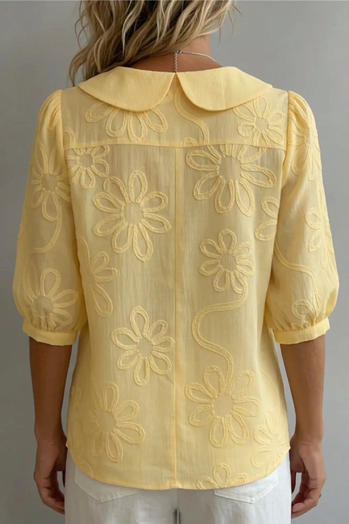 Clemency | Elegant Floral Blouse