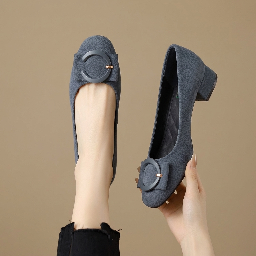 Flavia | Suede Flats