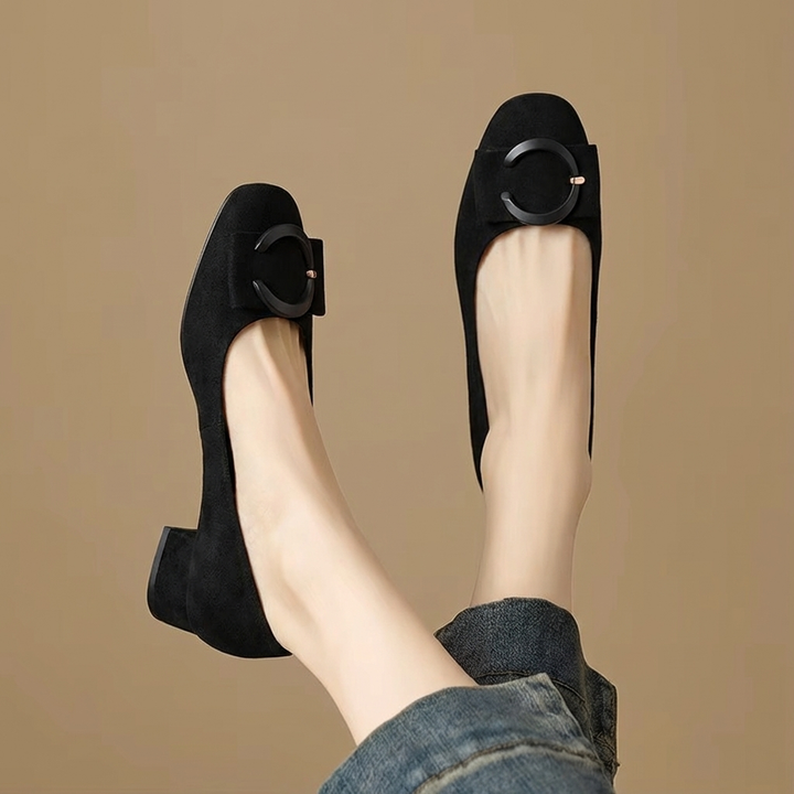 Flavia | Suede Flats