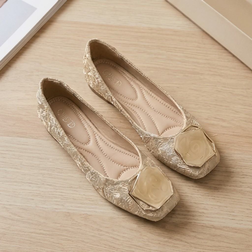 Gaia | Mesh Ballet Flats