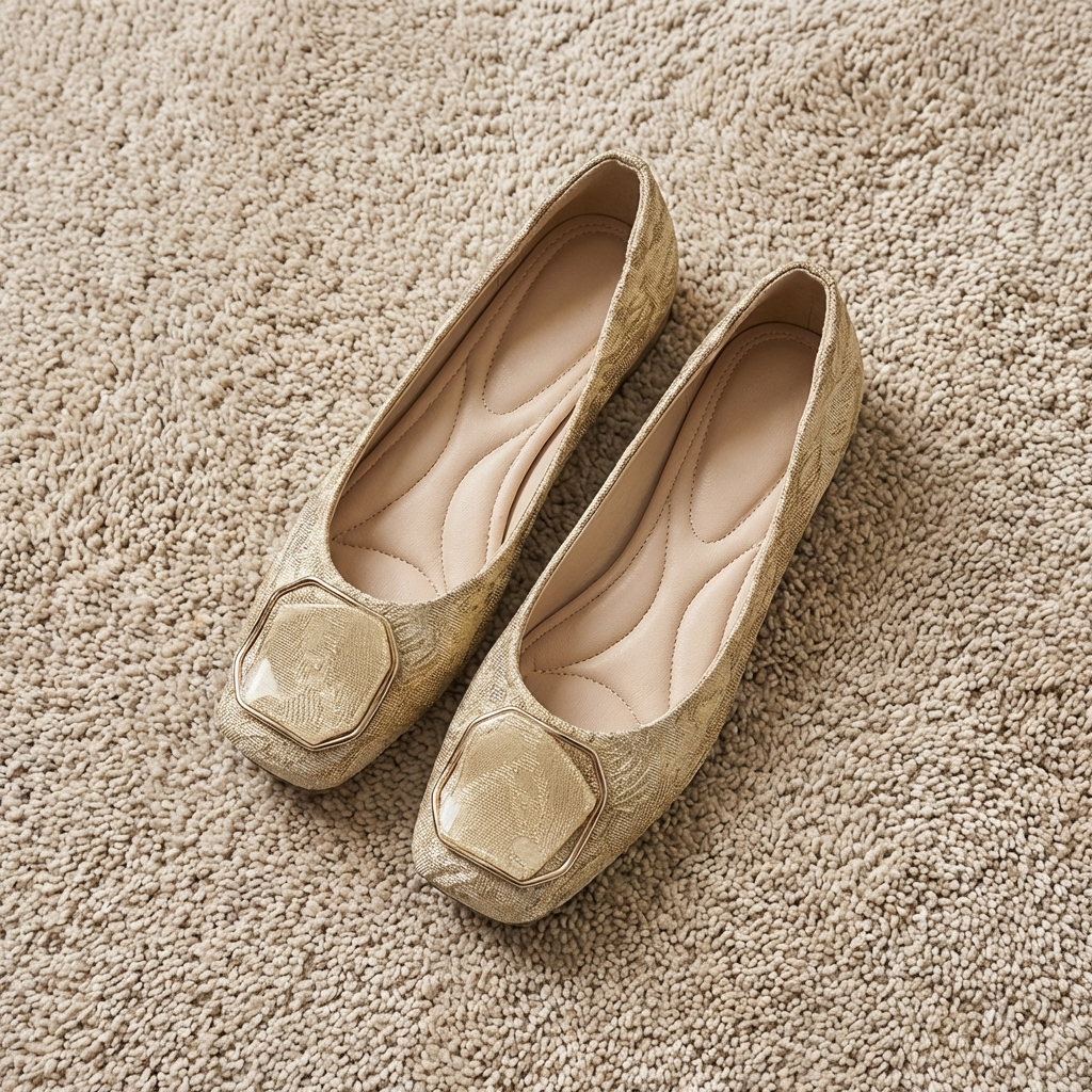Gaia | Mesh Ballet Flats