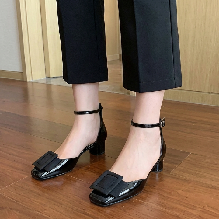 Danae | Buckle Strap Heels