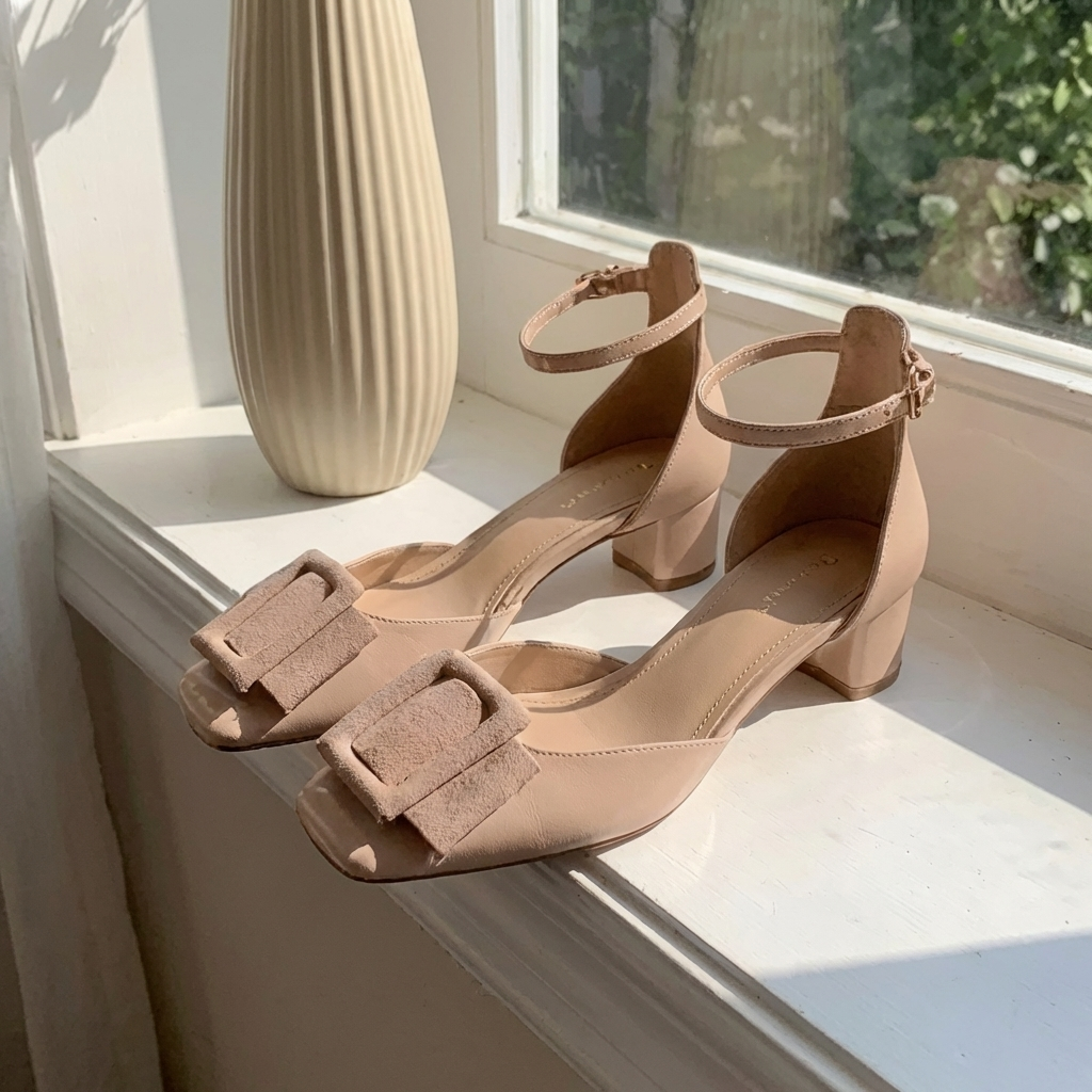 Danae | Buckle Strap Heels