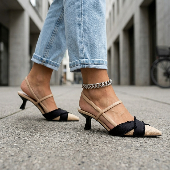 Selina | Open Ballerina Heels