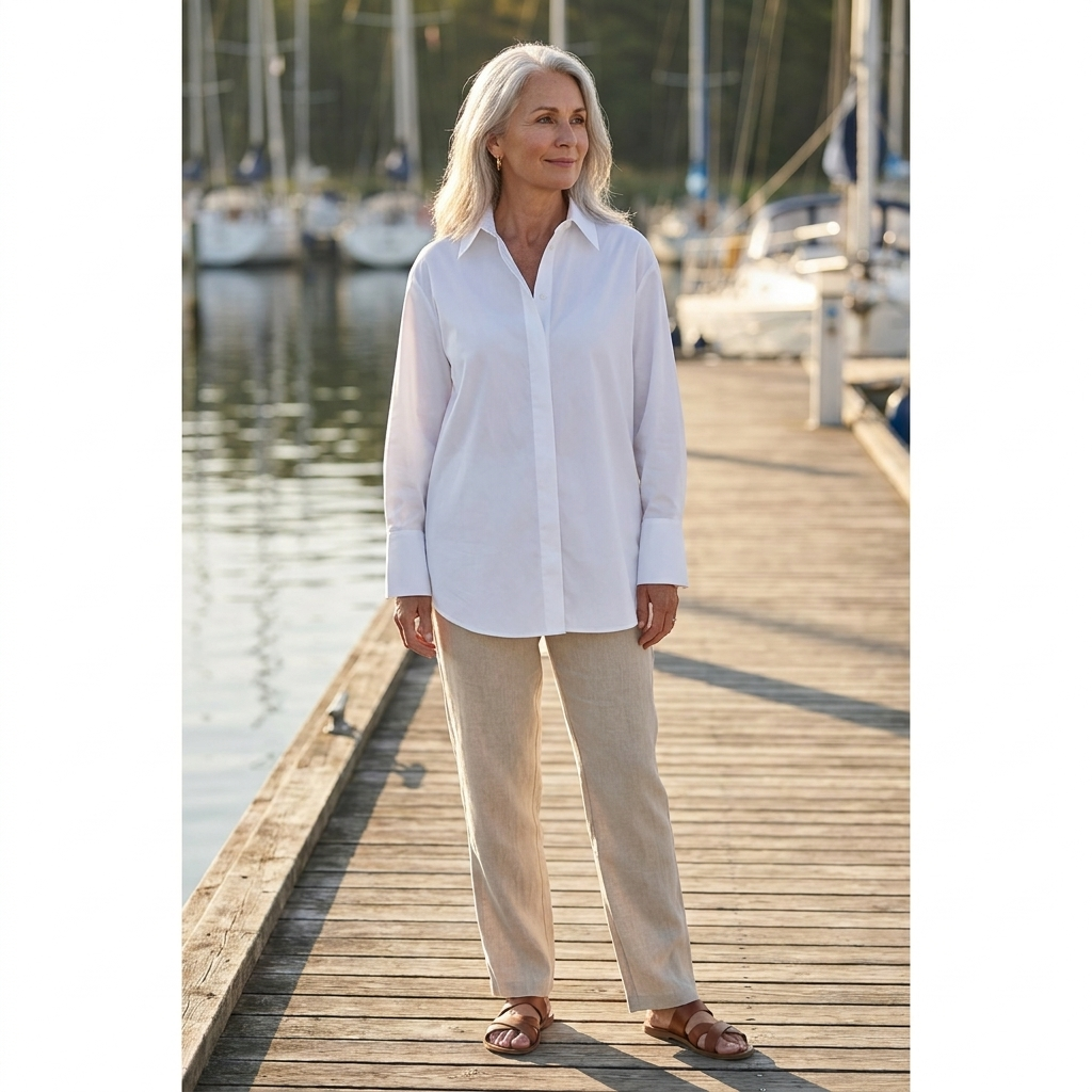 Annalise | Oversized Cotton Shirt