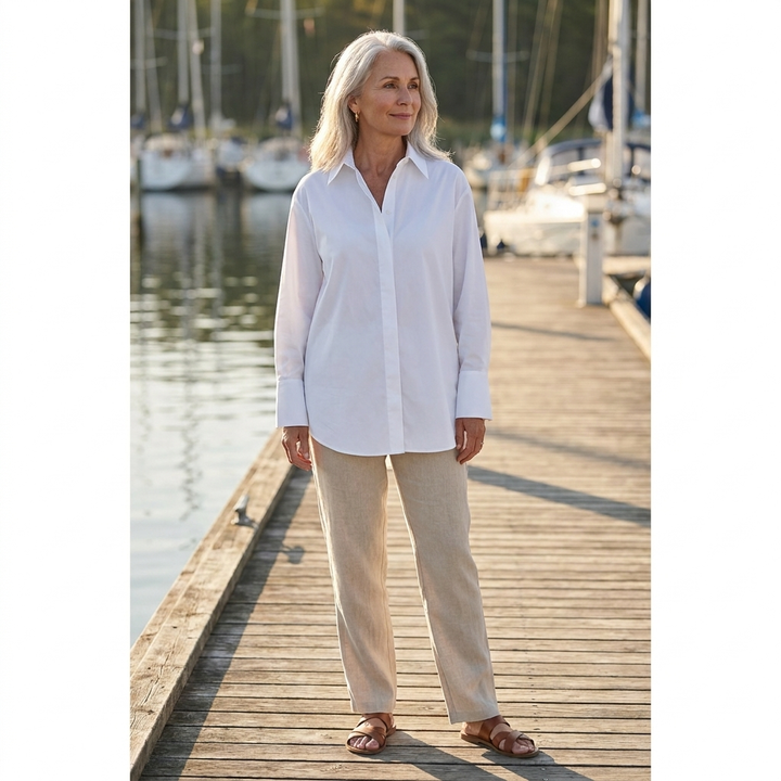 Annalise | Oversized Cotton Shirt