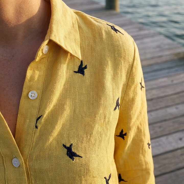 Aileen | Casual Linen Summer Blouse
