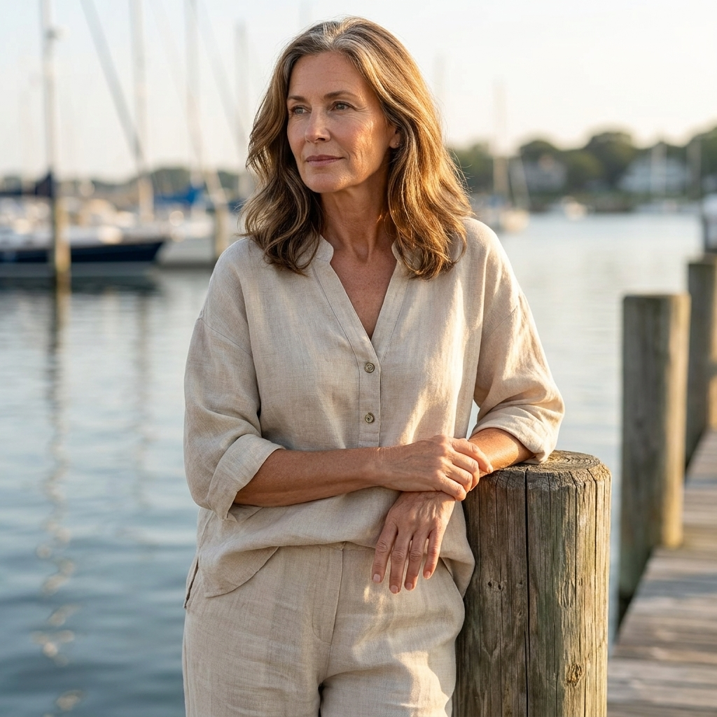 Martha | Linen Cotton Two-Piece Set