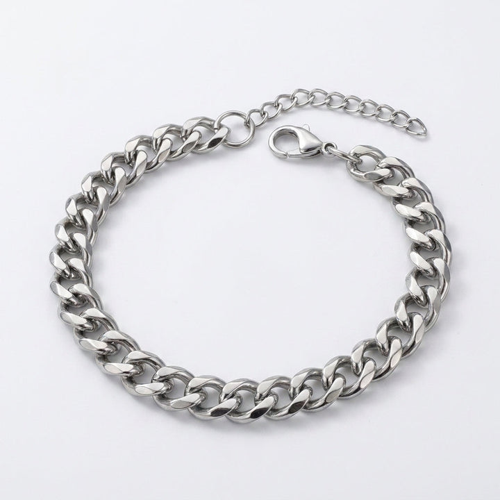 Lula | Silver Cuban Chain Anklet