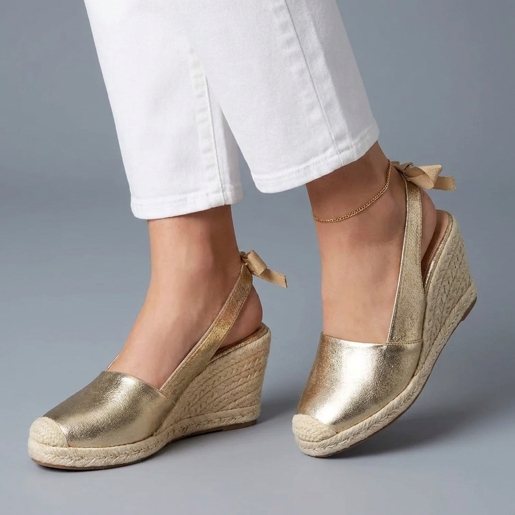 Wilhelmina | Espadrille Wedge Slingback