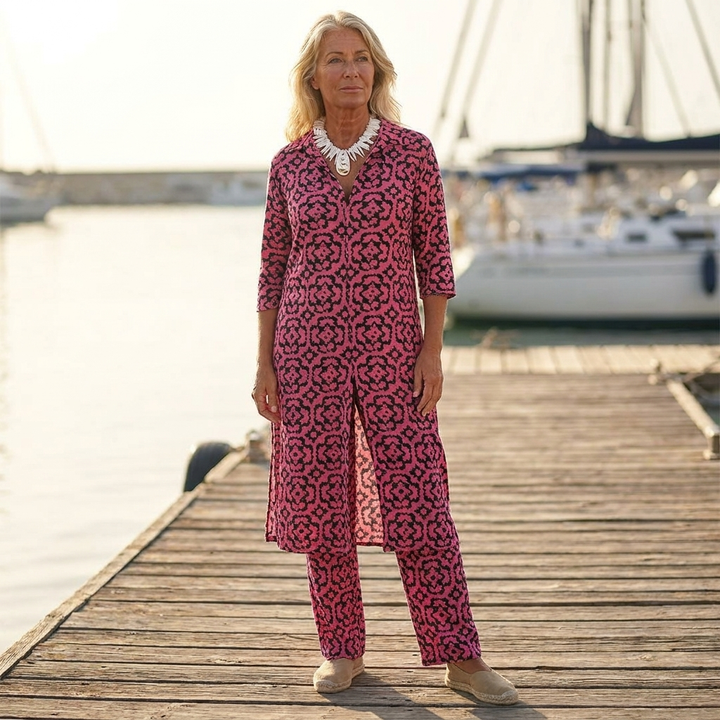 Ella | Button-Up Two-Piece Set