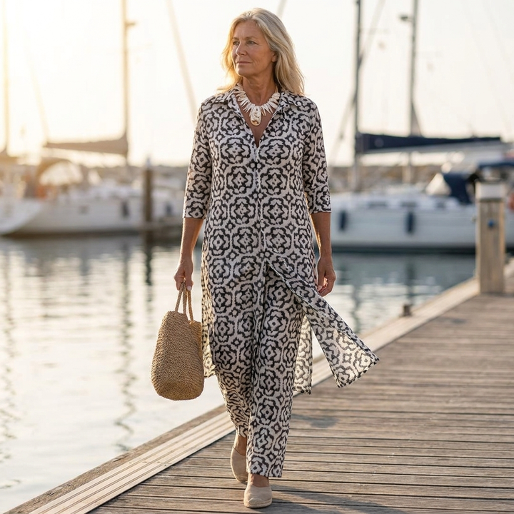 Ella | Button-Up Two-Piece Set