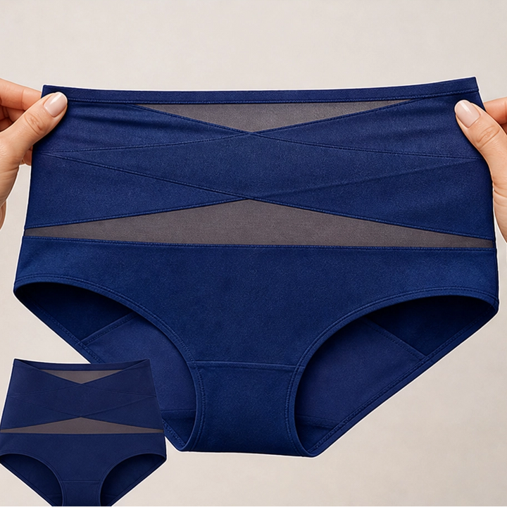 Cinchet™ – High-Waisted Cross Tummy Control Shaping Briefs