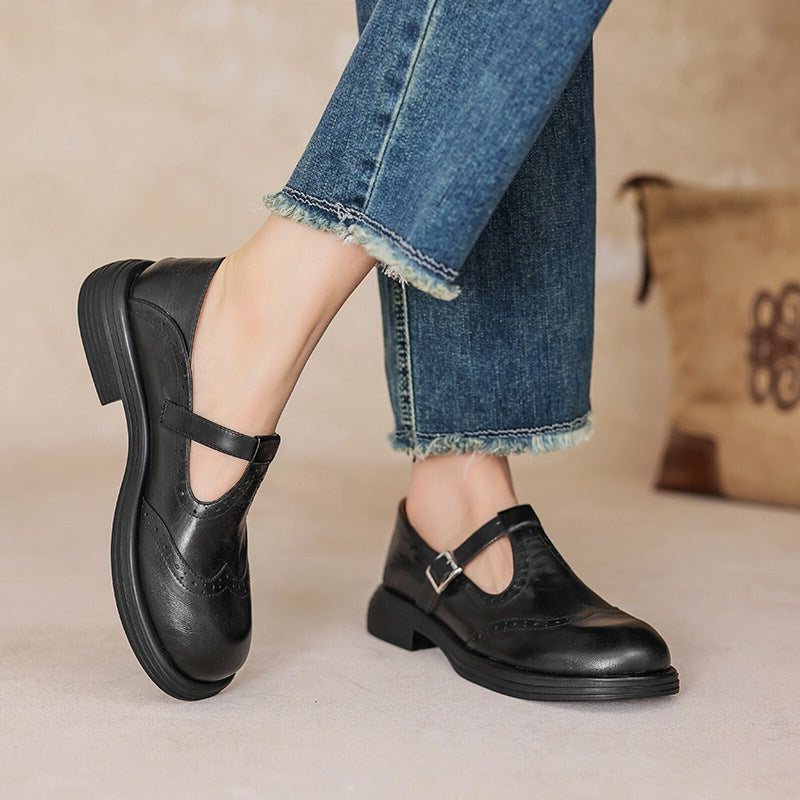 Lexie | Elegant Mary Janes Made Of Leather