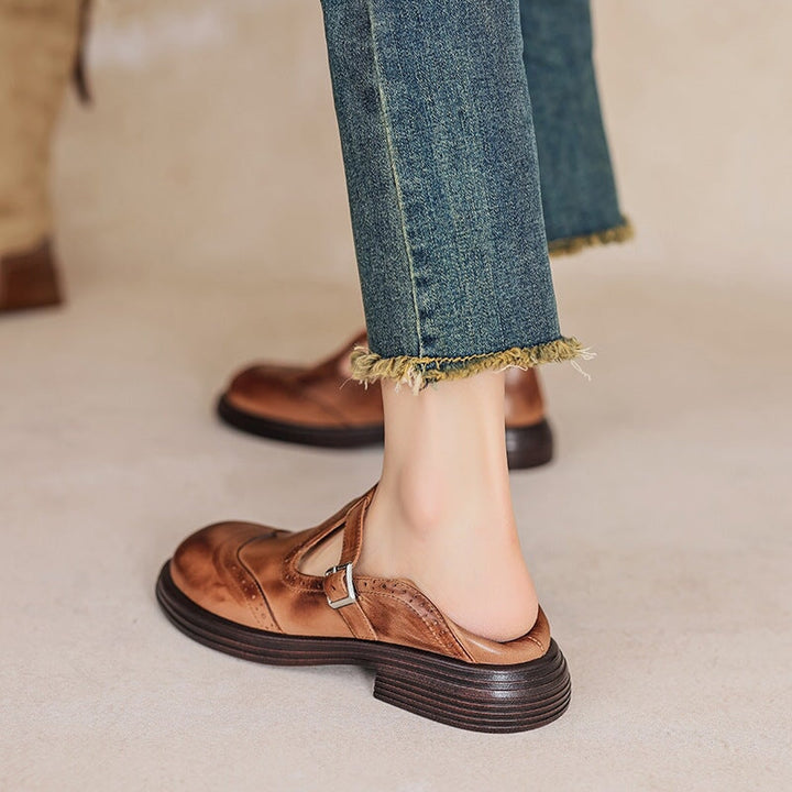 Lexie | Elegant Mary Janes Made Of Leather
