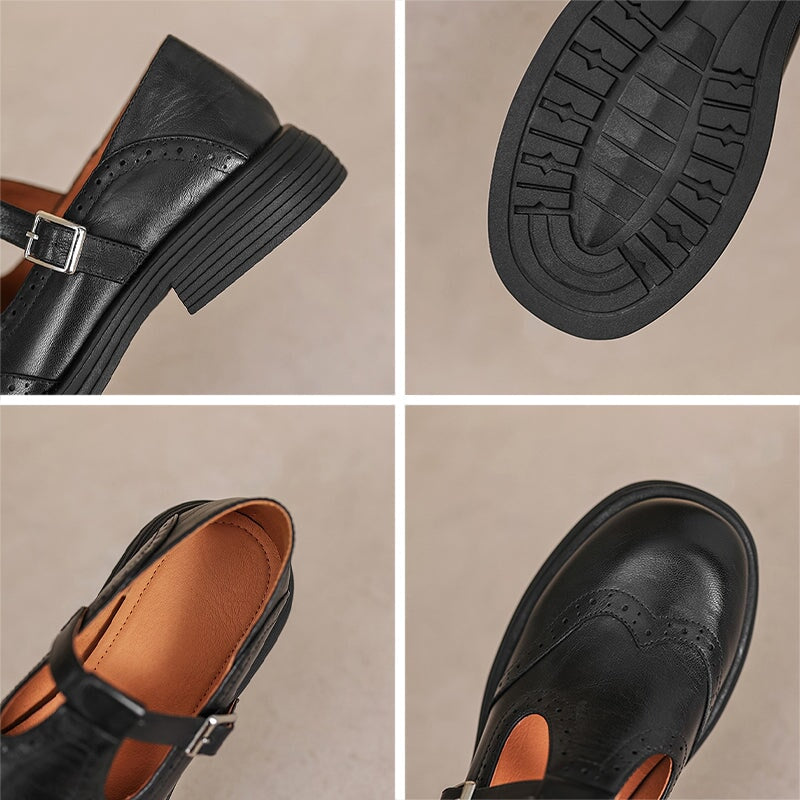 Lexie | Elegant Mary Janes Made Of Leather