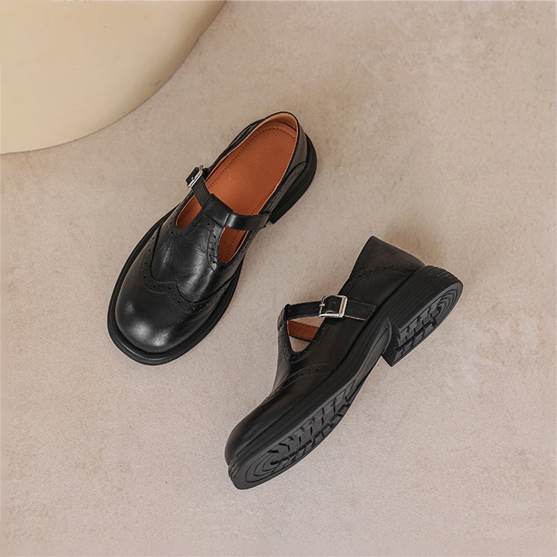 Lexie | Elegant Mary Janes Made Of Leather