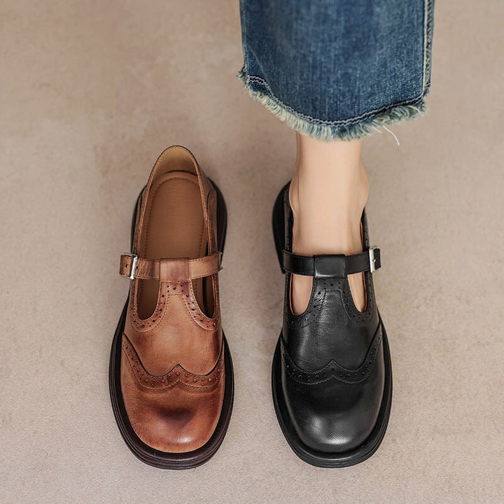 Lexie | Elegant Mary Janes Made Of Leather