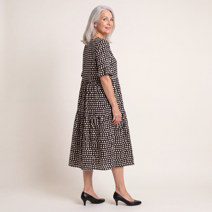 Fay | Short Sleeve Midi Dress