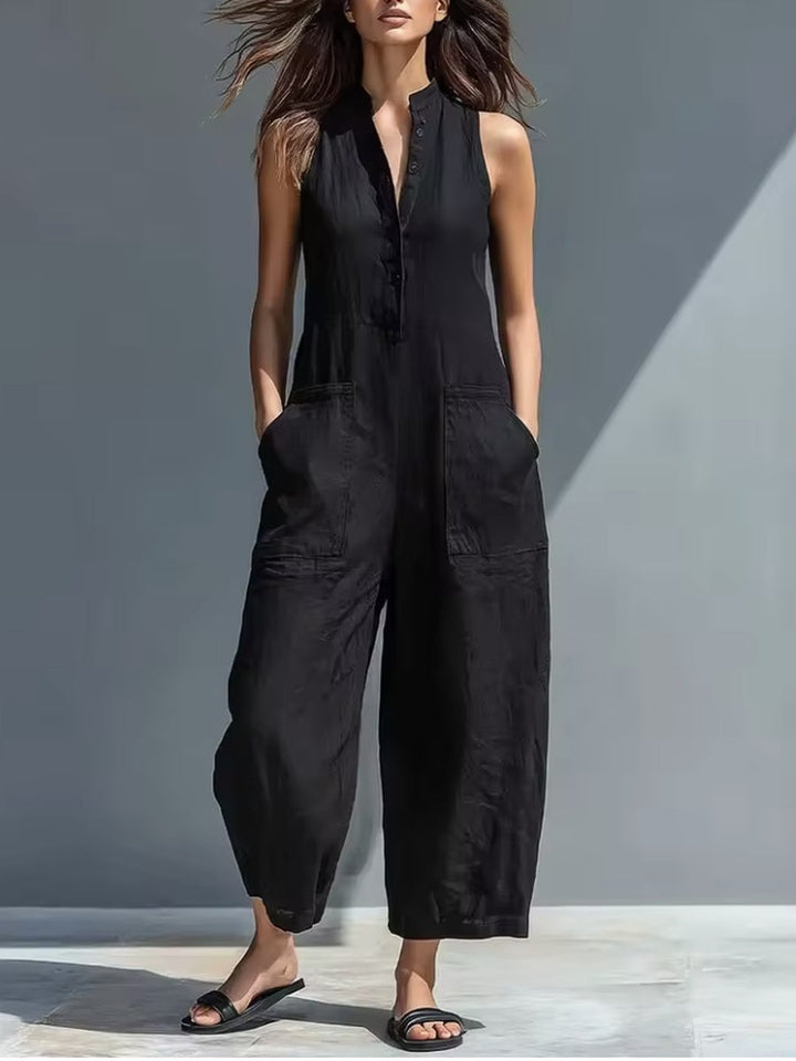 Mira | Minimalist Sleeveless Jumpsuit