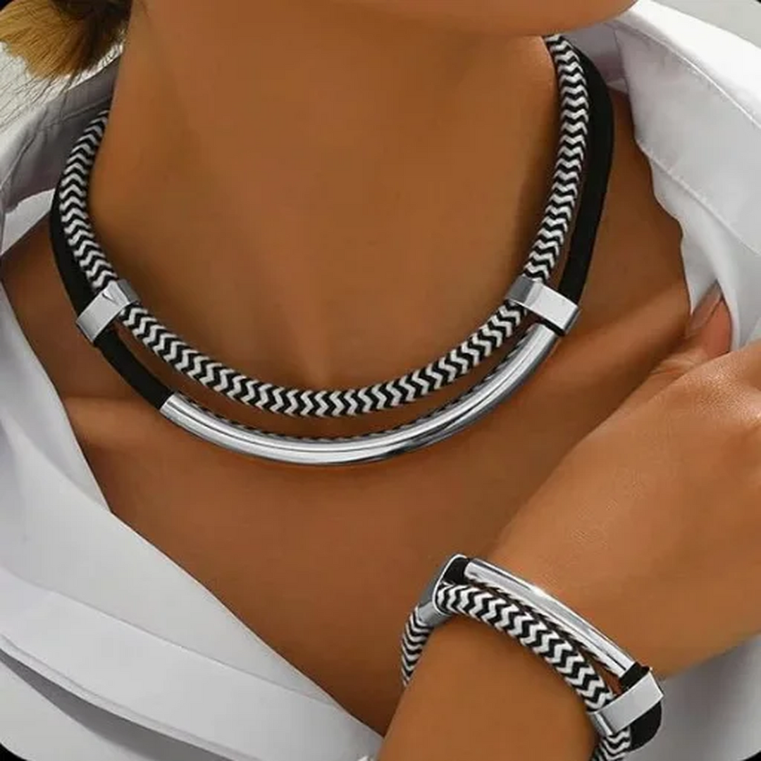 Althea | Link Necklace & Bracelet Set