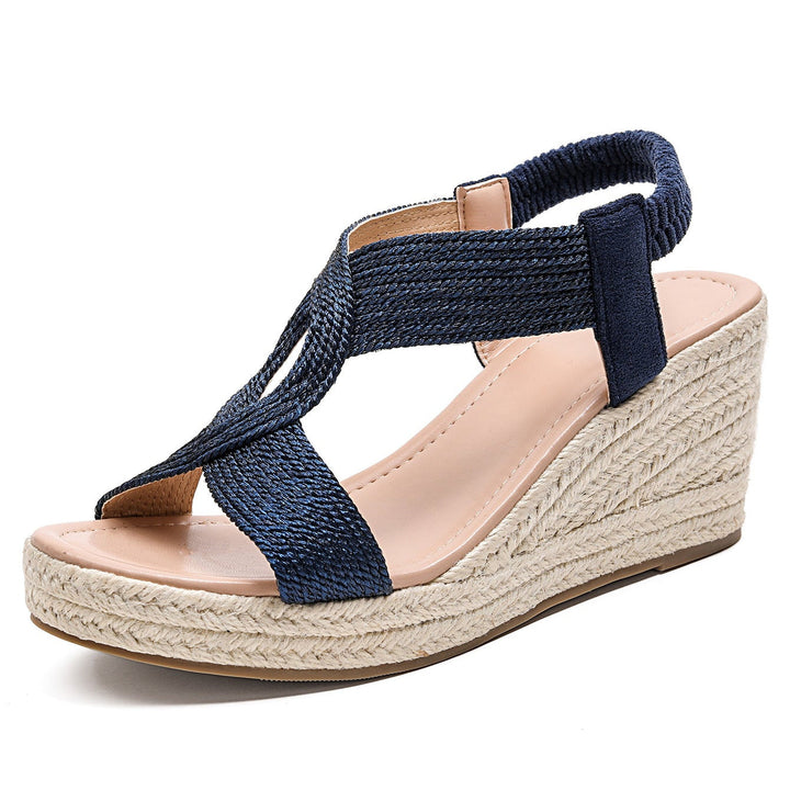 Briony | Braided Wedge Summer Sandals
