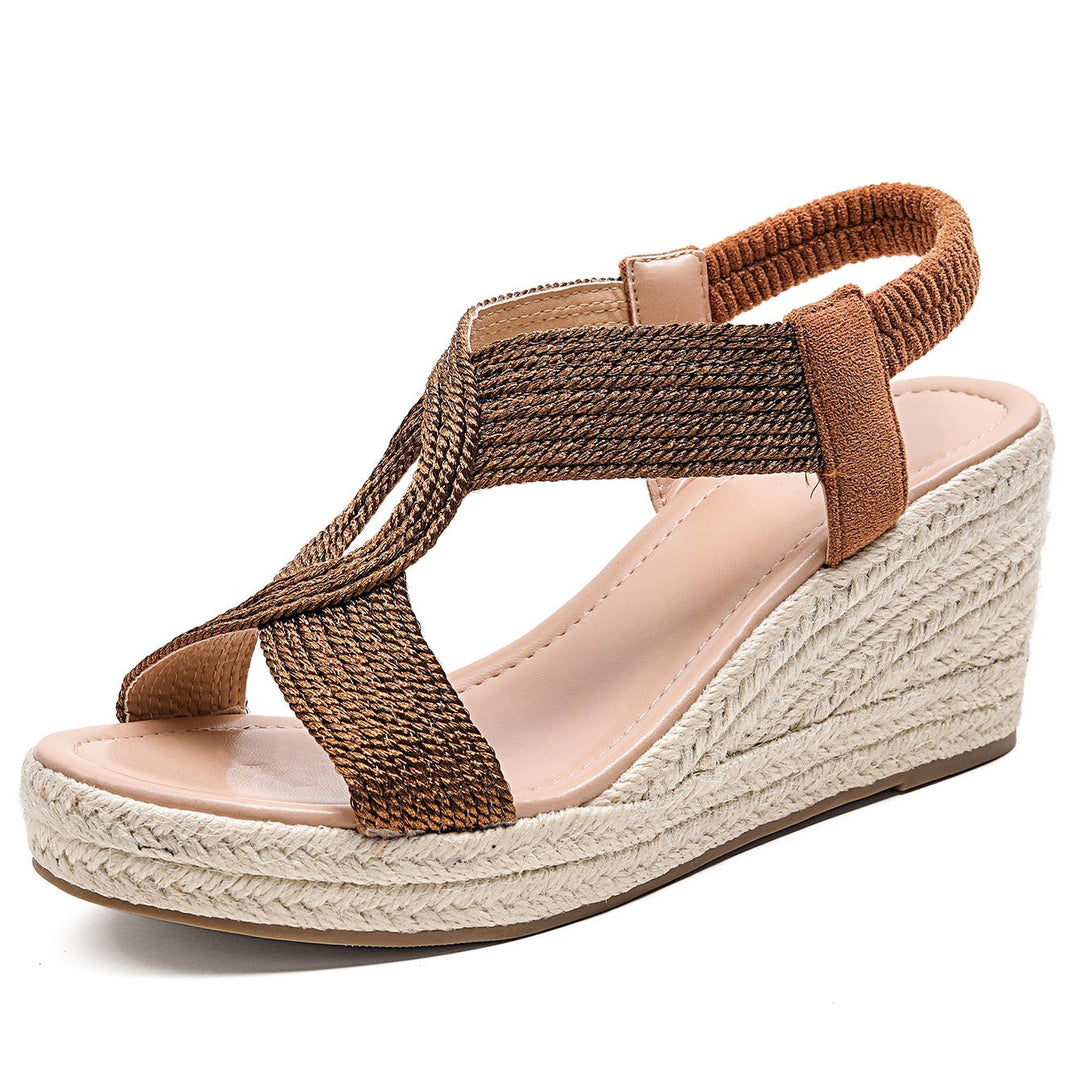 Briony | Braided Wedge Summer Sandals