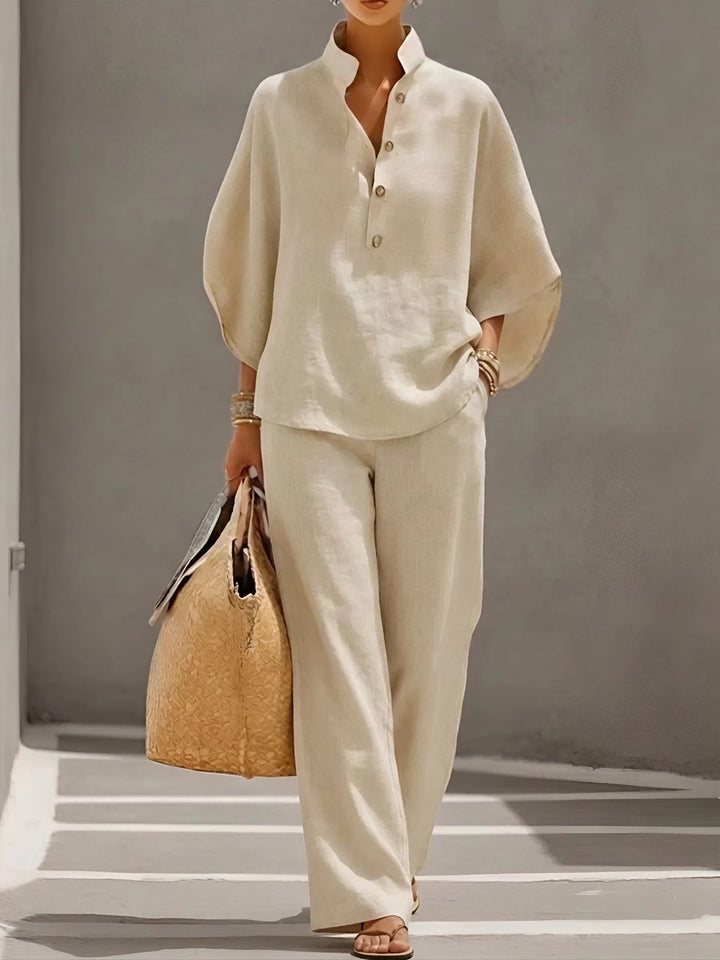 Martha | Linen Cotton Two-Piece Set