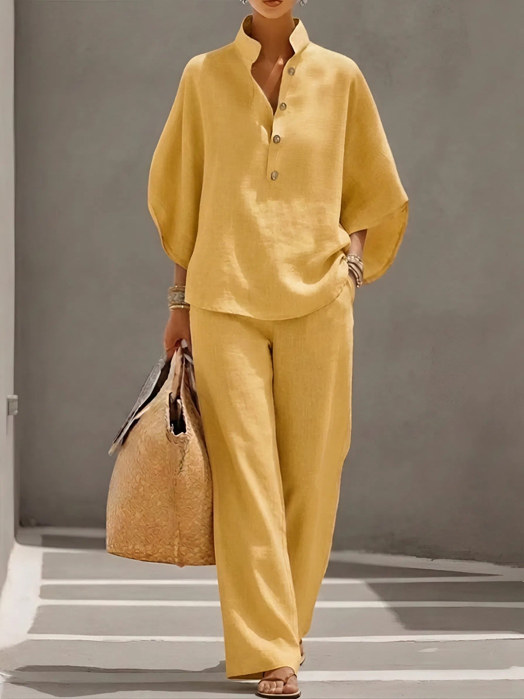 Martha | Linen Cotton Two-Piece Set
