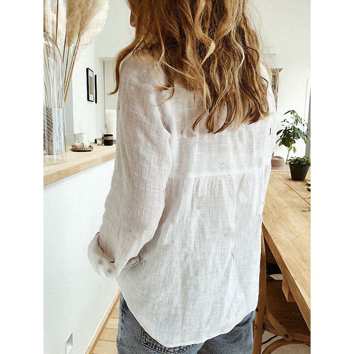Aileen | Casual Linen Summer Blouse